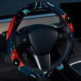 thumbnail image 2 of Seven Starred Iadybird Printed 14.5 Inch PVC Leather Steering Wheel Cover - Car Wheel Cover Auto Accessories, 2 of 6