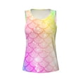 thumbnail image 6 of Sigee Fish Scale for Women's Workout Tank Top,Running Tank Tops,Sleeveless Gym ClothesX-Large, 6 of 8