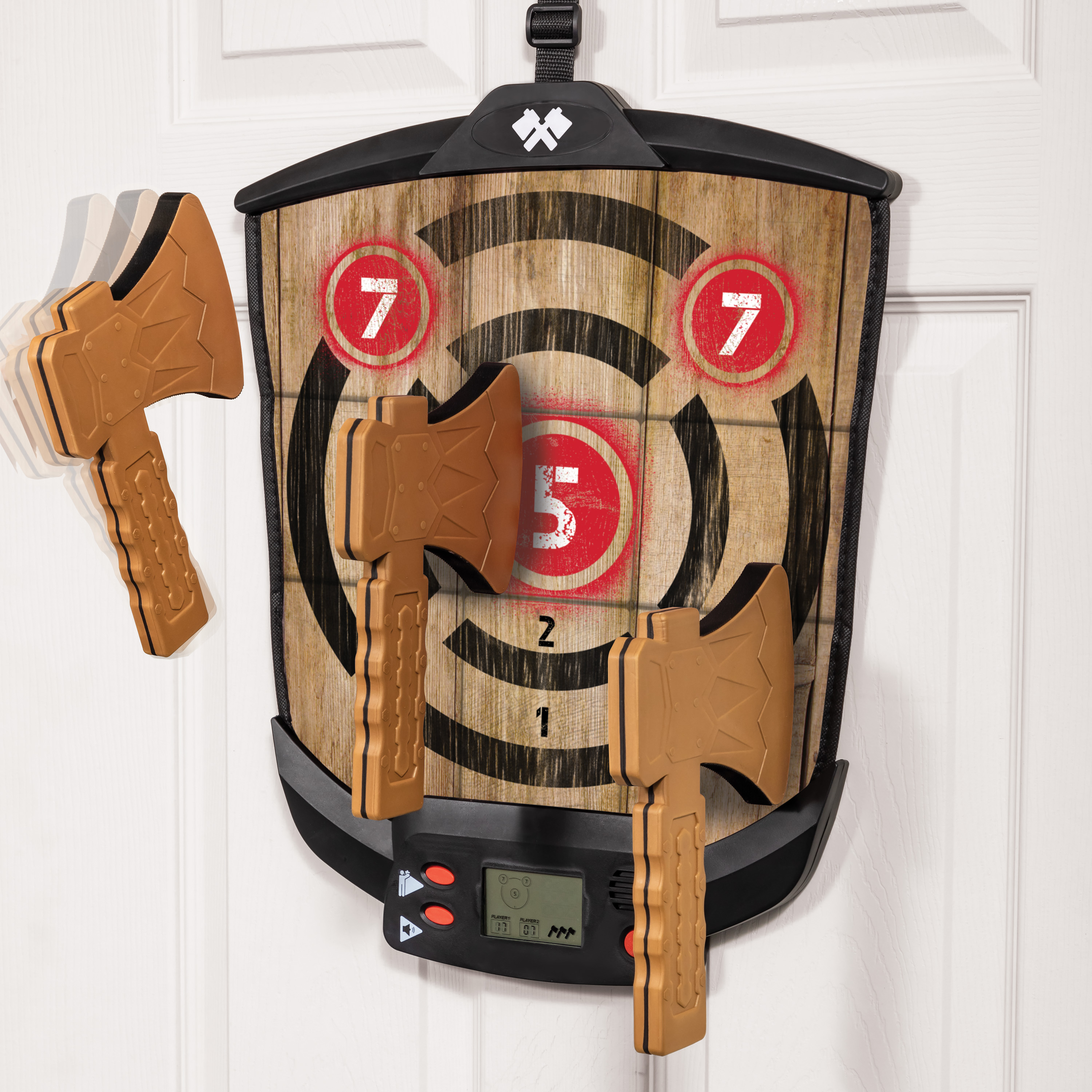 EastPoint Sports Axe Throwing Over the Door Target Game With Electronic 