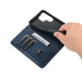 thumbnail image 6 of Decase Premium Leather Wallet Case for Samsung Galaxy S25 Ultra,with 3 Card Slots, Cash Pocket, Magnetic Closure, Slim & Stylish Folio Case, PU+TPU Shockproof Durable Protective Phone Case,Blue, 6 of 9