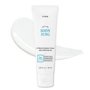 ETUDE SoonJung 2x Barrier Intensive Cream 60ml (21AD) | Hypoallergenic Shea Butter Hydrating Facial Cream for Sensitive Skin, Water-oil Balance Panthenol Heals Damaged Skin | K-beauty