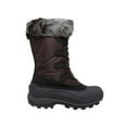 thumbnail image 3 of WINTER TECS Womens Brown Waterproof Treaded Nylon Round Toe Block Heel Lace-Up Snow Boots 6 M, 3 of 3