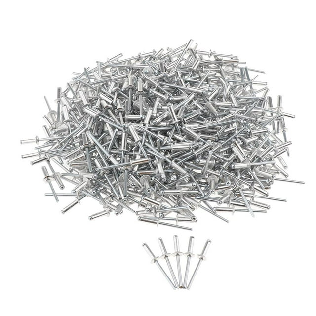 koolsoo 500 Rivets en Acier Inoxydable de Haute Qualité Rivet 4.8x13mm