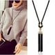 thumbnail image 4 of Collar para mujer, joyería para mujer, joyería para mujer, collares para mujer, exquisitos, combinables, cadena, borla, suéter, collar de cadena larga, moda exquisita, 4 of 5