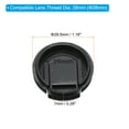 thumbnail image 2 of Unique Bargains 28mm Lens Cap, 2 Pack Sides Pinch Snap Camera Lens Cover for Front Lens, Black, 2 of 7