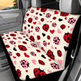 thumbnail image 2 of FUIALDOLG Ladybug Hearts Pattern Design Durable Backseat Covers for Car Interior Auto, Comfortable Bench Seat Covers Non-Slip Back Seat Covers, 2 of 7