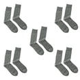 thumbnail image 1 of 5 pares de calcetines de lana para hombre, calcetines gruesos y cálidos, calcetines de lana suave para senderismo, calcetines casuales para hombres, 1 of 5