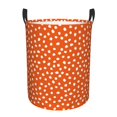 thumbnail image 6 of Lsque Dots On Orange Background pattern Laundry Hamper Basket, Tall Woven Rope Hamper Basket for Clothes, Lightweight Storage Basket, Collapsible Waterproof-Medium, 6 of 8