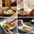 thumbnail image 5 of 4 Pack Square Plastic Serving Bowls, 6.7" Salad Soup Snack Bowls for Parties, Buffets, Snacks, Household Kitchenware, 5 of 10