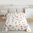 thumbnail image 2 of jejeloiu Colorful Circle Pattern Twin Comforter Sets,Abstract Geometric Circular Bedding Set For Girls Boys Reversible 2pcs, 2 of 8