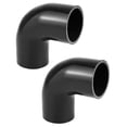thumbnail image 1 of Manguera de silicona QWORK codo 90° 6 cm diámetro interno 10 cm largo 2 piezas, 1 of 8