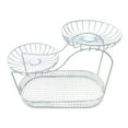 thumbnail image 3 of Cesta de frutas para encimera de cocina, cesta de malla metálica multiusos, organizador de 3 niveles Blanco B, 3 of 9