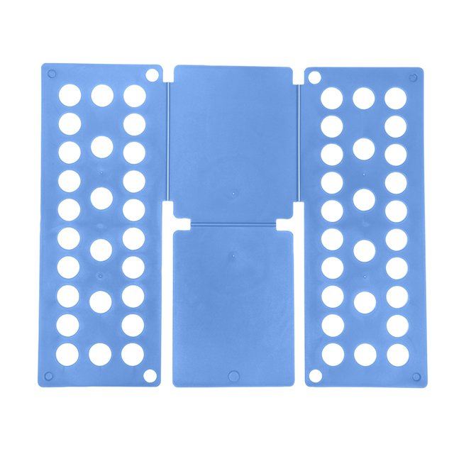 Shirt Folder Board Clothes Folding Board Plastic T-Shirt Folder Easy To Fold Shirts Board Laundry Liners T Shirt Folder Laundry Folding Board Folding Tool(Light Blue)