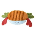 thumbnail image 2 of Reheyre Crab-Shaped Dog Chew Toy - Bite Resistant, Built-in Sounder - Plush Toy to Relieve Boredom and Provide Entertainment, 2 of 10