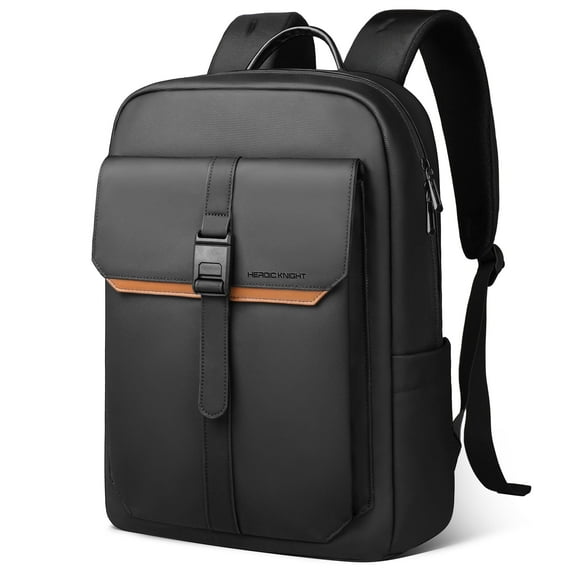 HEROIC KNIGHT Slim Laptop Backpack Waterproof Backpack with Magnetic Closure, Fits 15.6" laptop