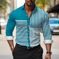 thumbnail image 2 of Líneas de camisas para hombres, pétalos de lujo de moda, casuales, suaves y cómodos, patrón de alta definición, nuevas blusas para hombres., 2 of 5