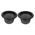 thumbnail image 6 of 2pcs Plastic Hydroponic Cups Planter Garden Mesh Net Pots with Slotted Design for Hydroponics Black, 6 of 8