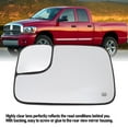 thumbnail image 4 of Heated Convex Mirror Glass Blind Spot Heated Side Mirror Glass Replacement for Rams 1500 2500 3500 2002 2008 High Definition Glass Weatherproof Shockproof, 4 of 7