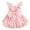 Pink, variant on IDOPIP Flower Girl Butterfly Bow Tutu Dress for Kids Baby Princess Wedding Party Dresses