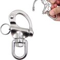 thumbnail image 3 of Quick Release Snap Shackle - 316 Stainless Steel Swivel Eye Snap Shackle Quick Release Clip for Sailing, Rigging, Anchor, Chain,(70), 3 of 5