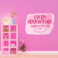 thumbnail image 3 of Every Adventure Requires First Step Cheshire Cat Wall Quote Watercolor Design Wall Art Sticker Designs Vinyl Stickers For Home House Walls Rooms Windows Bedroom Decoration Size (26x26 inch), 3 of 3