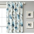 thumbnail image 4 of Mainstays Modern Floral Warwick Curtain Panel, Set of 2, 4 of 4