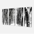 thumbnail image 2 of Forêt Enneigée Noir et Blanc - Art Moderne sur Toile, 2 of 3