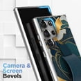 thumbnail image 2 of Funda de teléfono con forma de lazo para Samsung Galaxy S24 Ultra Gold, 2 of 7