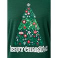 thumbnail image 4 of Holiday Time Women's and Women’s Plus Christmas Waffle Graphic Tee with Long-Sleeves, Sizes S-3XL, 1X-2X, 4 of 9