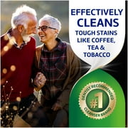 (2 pack) Polident Smokers Antibacterial Dental Appliance Cleanser Tablets, 90 Ct