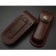 thumbnail image 3 of 1piece Brown Sheath For Folding Knife Sheath Holster Real Leather Knife Case The First Floor Leather Knife Scabbard, 3 of 3