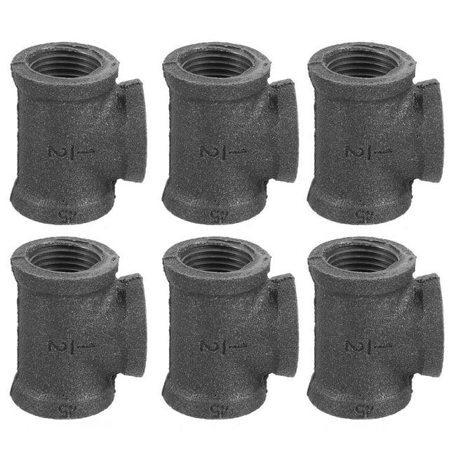 6 Pcs Raccord de Tuyau T-Shirt 3 Voies Raccord d'Angle T-Shirt Raccord d'Angle Raccord de Tuyau de Serre