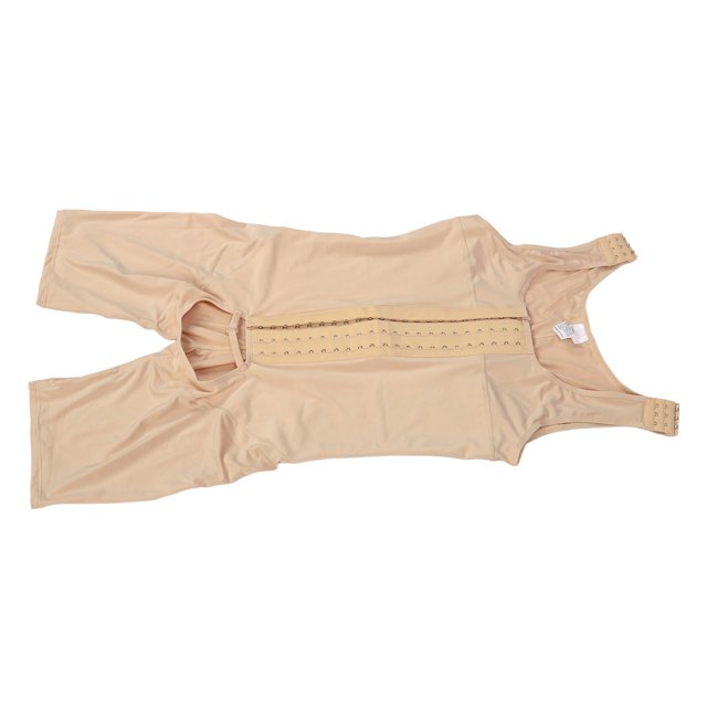Body moldeador para hombre, suave, transpirable, ajustable, compresión posoperatoria, adelgazante, color piel M