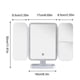 thumbnail image 3 of Girls Bedroom Vanity Mirror With Adjustable Lights Tri-Fold Magnifying for Detail Gift for Women/Girls, 3 of 5