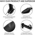 thumbnail image 4 of 10 Pairs Practical Adjustable Length Men Shoe Tree Stretcher Holder Shaper Support with A Shoe Bag（Men Black）, 4 of 8