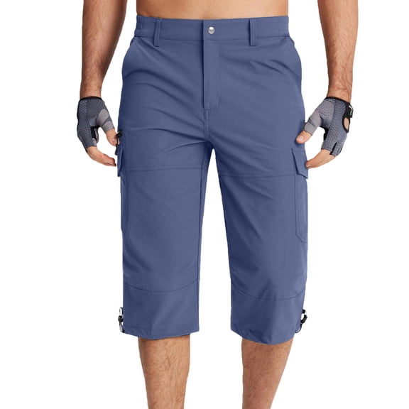Yievot Men's Hiking Cargo Shorts Summer Golf Camping Casual Outdoor Shorts with Pockets