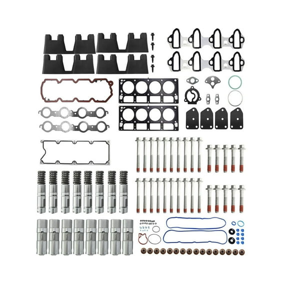 SUSUCAR For Gm 5.3 Afm Lifter Replacement Kit Head Gasket Set, Head Bolts Lifters，Guides