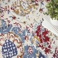 thumbnail image 3 of Nourison Grafix Vintage Blue Multicolor 3'9" x 5'9" Area Rug (4x6), 3 of 9