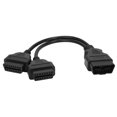 thumbnail image 3 of Cable OBD2 de 16 pines, divisor de extensión de 1 a 2, adaptador de conector de diagnóstico para coche, longitud de extensión de 11,8 pulgadas, 3 of 8