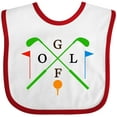 thumbnail image 3 of Inktastic Golfing Gifts for Kids Golf Boys or Girls Baby Bib, 3 of 4