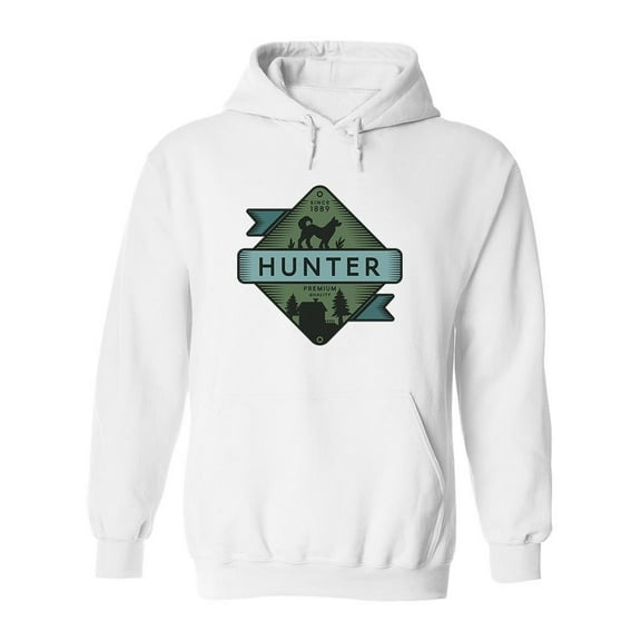 Hunter Retro Logo Hoodie Men -Image by Shutterstock, Male Small