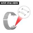 thumbnail image 2 of BQLQBQLQ Black 20mm For Redmi Watch 4 Steel Connector Mi Band8 Pro Metal Head Adapter, 2 of 8