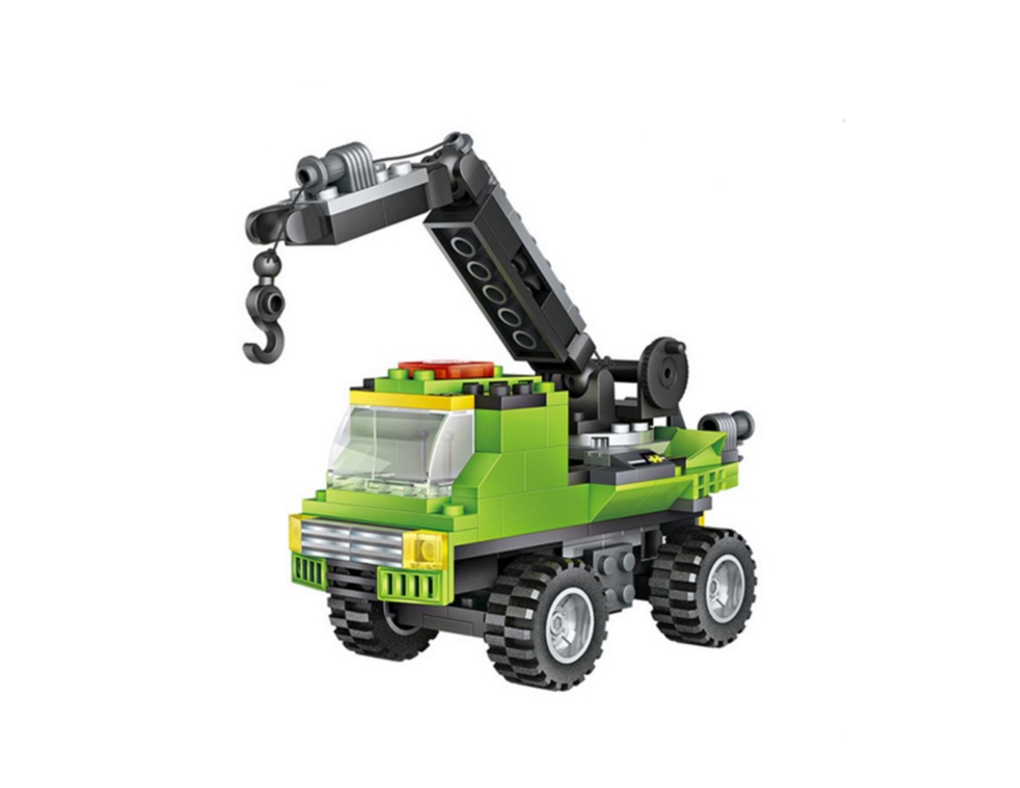 LOZ Mini Blocks Transformation Truck Crane Car Toys For Boys Robot 212pcs 