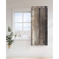thumbnail image 4 of Abstract Paint Thermal Insulated Blackout Curtains for Bedroom 54 Length Retro Brown Gradient Mottled Art Room Darkening Curtain 1 Panel Grommet Window Curtain Drape for Living Room Nursery Room, 4 of 7