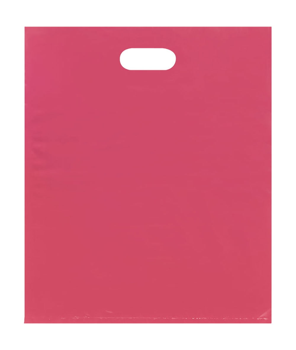 Merchandise Bags Lightweight Pink (15x18) Pack of 500