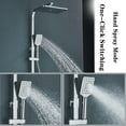 thumbnail image 2 of Chrome Shower Faucet Wall Mounted Shower System Outdoor Shower fixture Set, 2 of 7