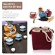 thumbnail image 4 of Bolsa de viaje para guardar té, resistente al desgaste, práctica bolsa para juego de té, 4 of 8