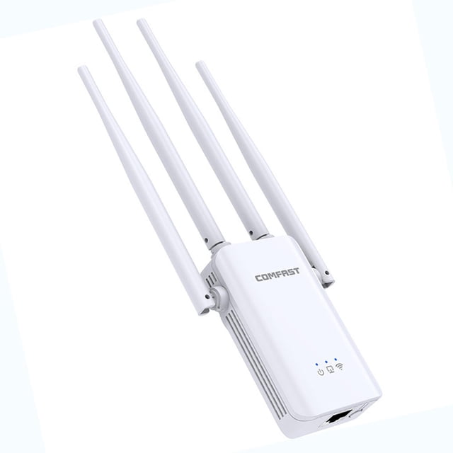 WiFi jinwen 4 Antenas Externas con Indicador 2.4G Extensor de rango WiFi