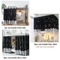 thumbnail image 2 of MesaSe 2 Pcs Rideaux de Lit Superposé Haut/bas Dortoir Maison Occultants Intimité Tissu de Lit Rideau Occultant Respirant Antipoussière Baldaquin de Lit avec Corde et Boucles pour Enfants Ados Lit Mezzanine Simple Sle, 2 of 9