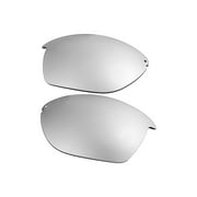 Walleva Titanium Mr.Shield Polarized Replacement Lenses for Oakley Unstoppable Sunglasses